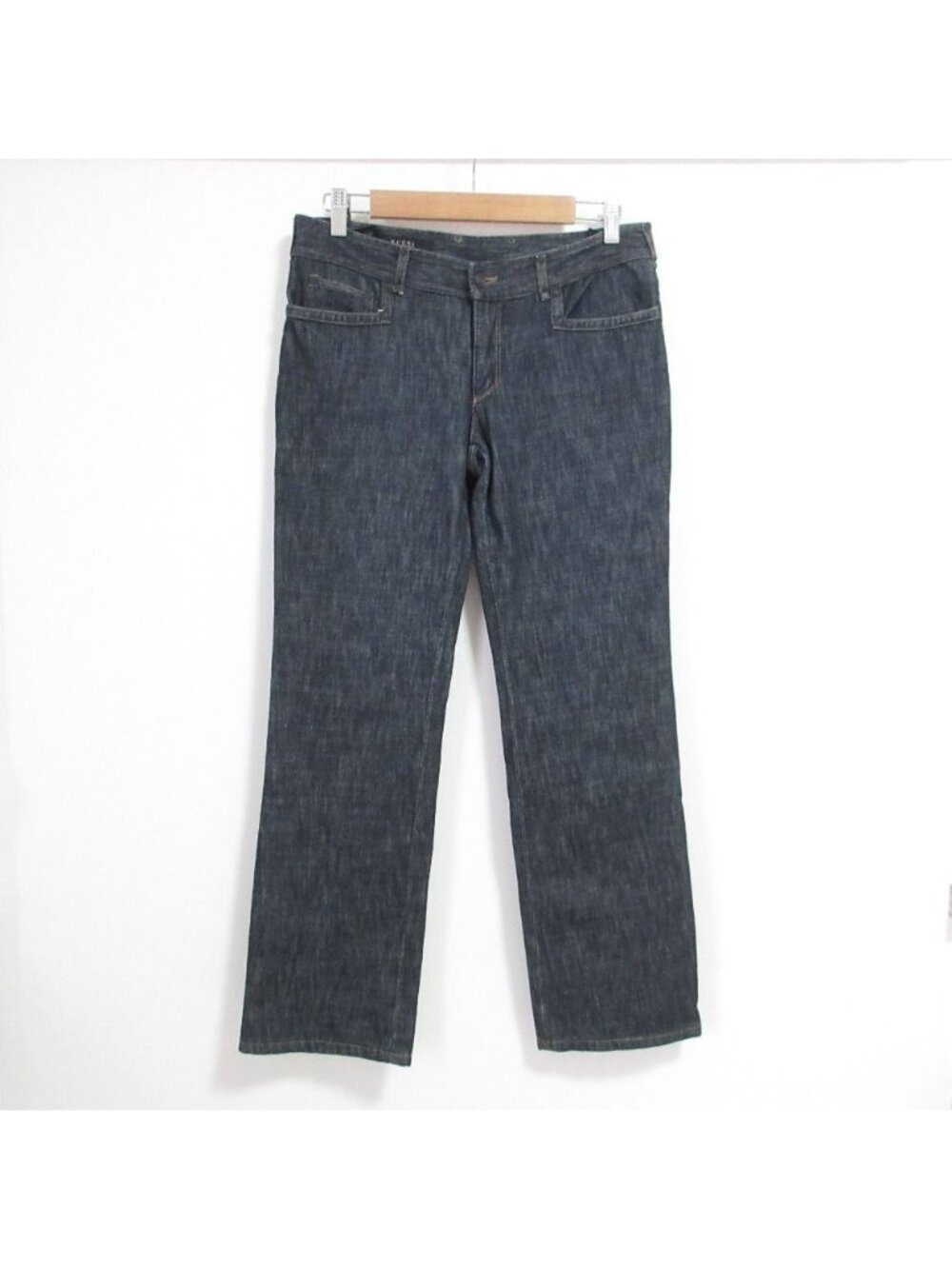 Gucci Era Back Logo Embroidery Denim Pants 40 Indigo Blue-ish Color